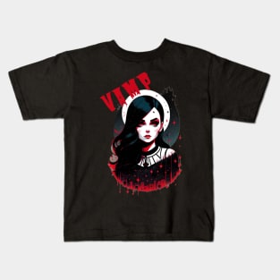 Vamp Vibes -01 Kids T-Shirt